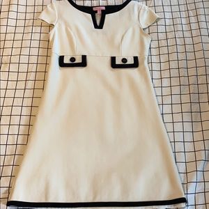 Lilly Pulitzer size 2 cream and black dress